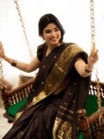 Black Saree Magic by Pragya Nagra